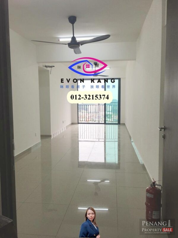 TreeO @ Bayan Lepas 900SF Unfurnished Wate...